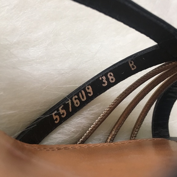 Ralph Lauren Purple Label Lace Up Heels, EUR Sz 38 - Picture 7 of 8